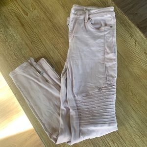 Pink Moto skinny jeans stretchy size L or 28